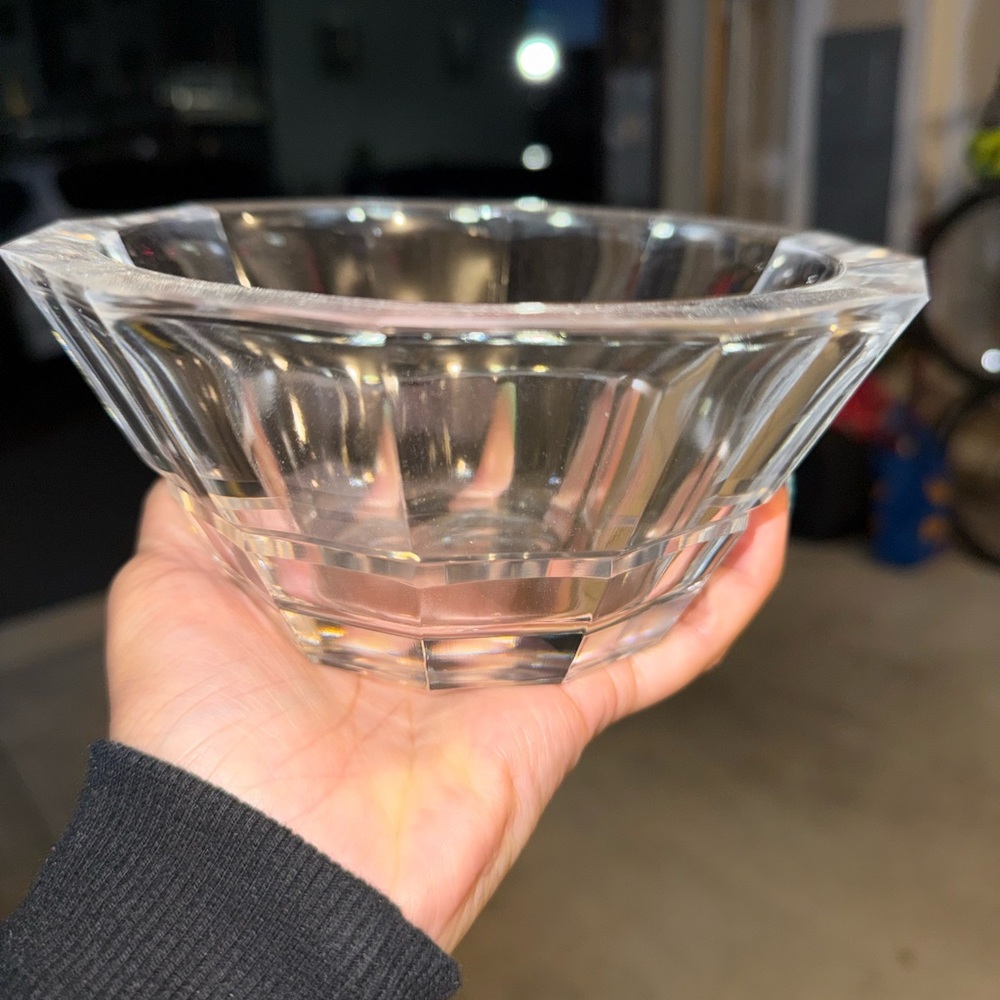 Elegant Clear Glass Bowl